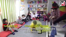 Türk ve Suriyeli çocuklara 'uçan Kütüphane'de eğitim