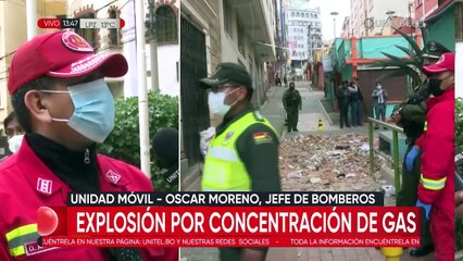 La Paz: Una persona preparaba sus alimentos cuando ocurrió una explosión por fuga de gas