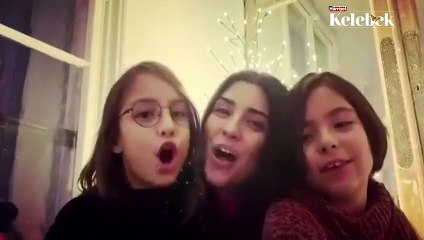 Tuba Büyüküstün ve kızlarından Dünya Çocuk Hakları Günü paylaşımı