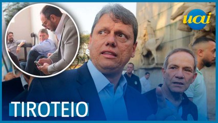 Troca de tiros interrompe campanha de Tarcísio em SP