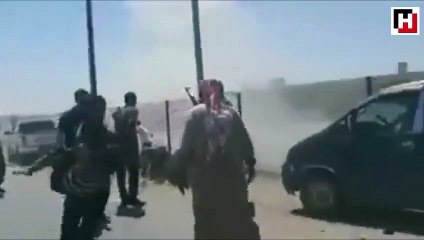 Menbiç'te yürüyüş sırasında patlama