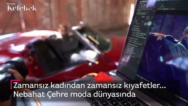 Zamansız kadından zamansız kıyafetler...Nebahat Çehre moda dünyasında