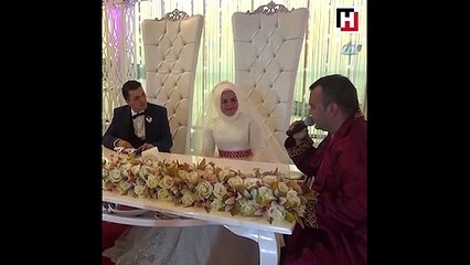 Damada şaka yapmak isteyen gelin kendi tuzağına düştü