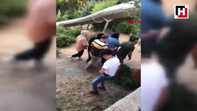 Parktaki taciz iddiasına mahalleli dayağı