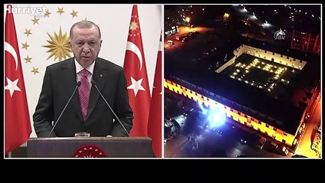 Cumhurbaşkanı Erdoğan, video konferans yöntemiyle katıldığı Toplu Açılış Töreni’nde konuştu