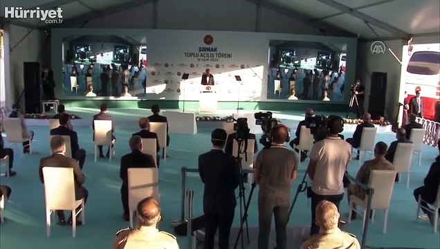 Türkiye Cumhurbaşkanı Recep Tayyip Erdoğan, katıldığı toplu açılış töreninde konuştu