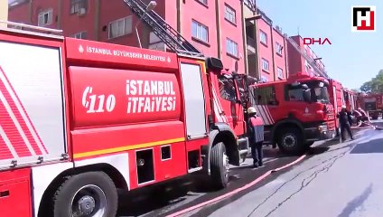 Zeytinburnu Sanayi Sitesi'nde yangın