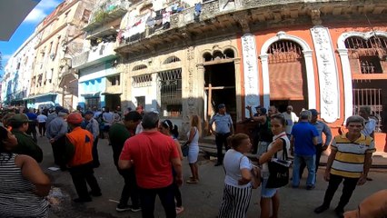 Un nuevo derrumbe en un edificio de La Habana