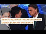 Presença de Sergio Moro entre assessores de Bolsonaro em debate repercute nas redes sociais