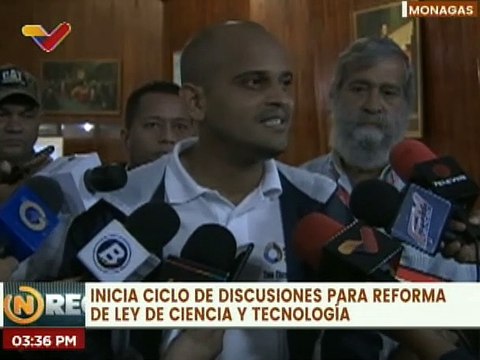 Monagas | Inician ciclo de discusiones para la reforma de Ley de Ciencia y Tecnología