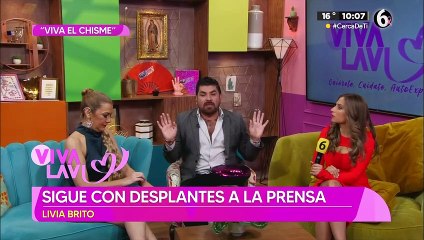 Livia Brito sigue con desplantes a la prensa