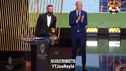 Benzema Gana el Balon de Oro 17/10/2022