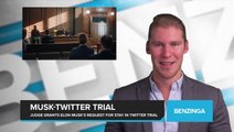 Judge Postpones Twitter-Musk Trial