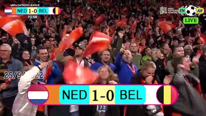 Télécharger la video: Netherlands 1-0 Belgium / بلجيكا0-1هولندا -  UEFA Nations League2022  دوري الأمم الأوروبية 25/9/2022