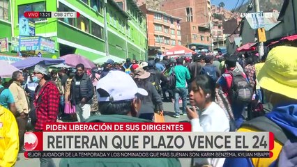 Adepcoca reitera plazo al Gobierno para liberar a sus dirigentes encarcelados 