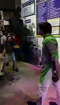 Fiercely kicked and punched in the district hospital Satna