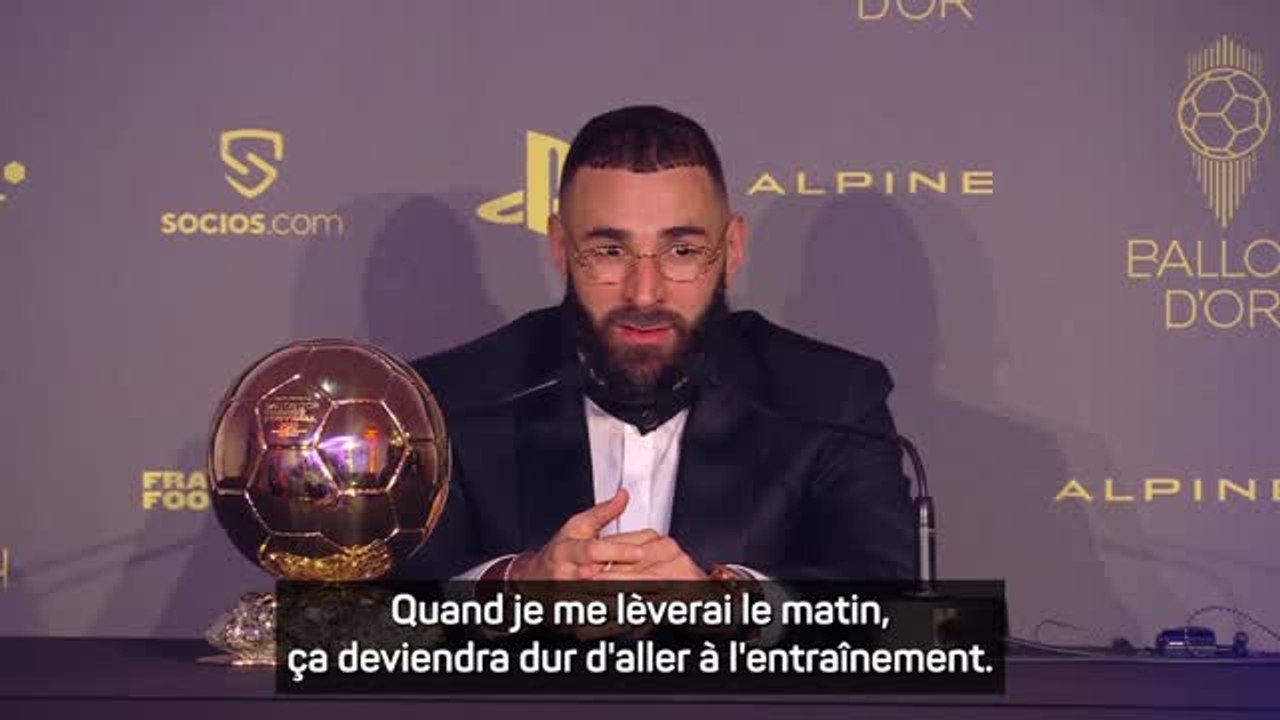 Ballon d’Or - Benzema : “Je ne sais pas combien de temps je vais continuer”