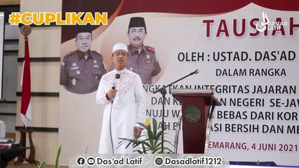 Hebat Sekali Pak Kajati Undang Ustad Das'ad Latif
