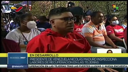 Descargar video: Pdte. Nicolás Maduro reconoce labor de personal en obras de recuperación en Las Tejerías