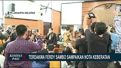Terdakwa Sambo Sampaikan Nota Keberatan, Pengacara: Dakwaan Jaksa Hanya dari Keterangan 1 Saksi