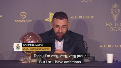 Ballon d'Or-winning Benzema dreams of World Cup glory next