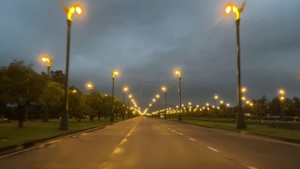 Utthayan Road or Aksa Road is the most beautiful road in Thailand