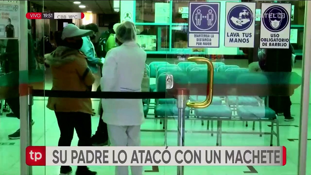 Padre usa un machete para golpear en el rostro y cabeza de su pequeño hijo; el menor está en terapia intensiva