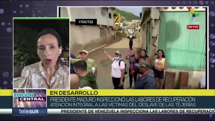 Download Video: Venezuela: Pdte. Nicolás Maduro inspecciona las labores en Las Tejerías y El Castaño