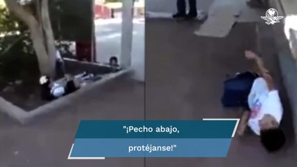 Ante violencia desenfrenada, maestro de primaria hace simulacro de balacera