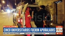 Pre entrada universitaria de la UMSA termina con un fallecido y cuatro heridos