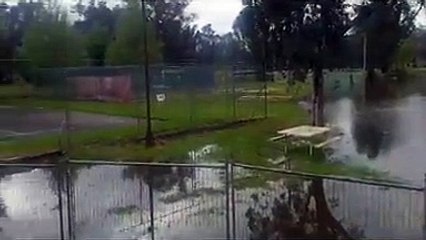 Flooding at Kiewa Cricket Club - October 18, 2022 - The Border Mail