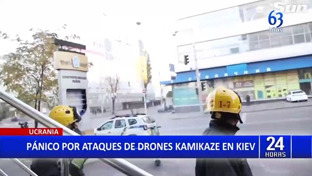 Guerra en Ucrania: Rusia bombardea Kiev con “drones kamikaze”