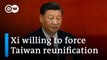 China's Xi Jinping sets goal of reuniting China with Taiwan