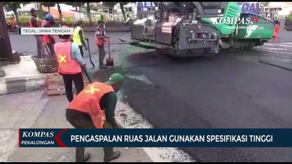 Pengaspalan Ruas Jalan Gunakan Spesifikasi Tinggi