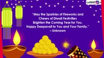 Diwali 2022 Greetings: Share WhatsApp Messages, Sayings, Wishes and Quotes With Everyone You Know