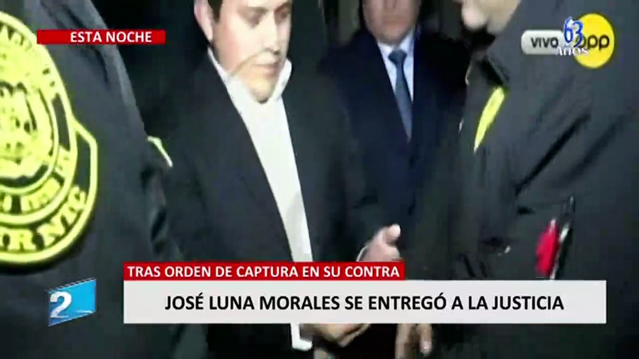 José Luna Morales, minutos antes de entregarse a la Policía: “Yo no me corro de la justicia”