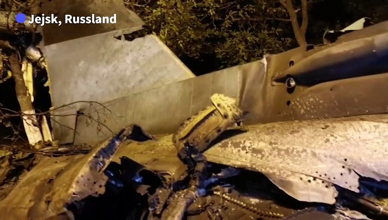 13 Tote bei Absturz von russischem Militärflugzeug nahe der Ukraine