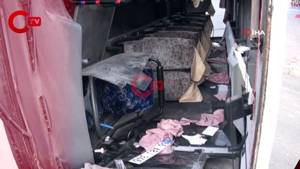 Yozgat'ta işçi servis otobüsünün devrilmesi sonucu 6 kişi yaralandı