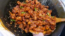 Sweet and sour chicken - Korean street food