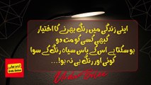 Urdu Quotes  I   Aqwal Zareen  I  Sunehri Batain  I   Urdu Bolee