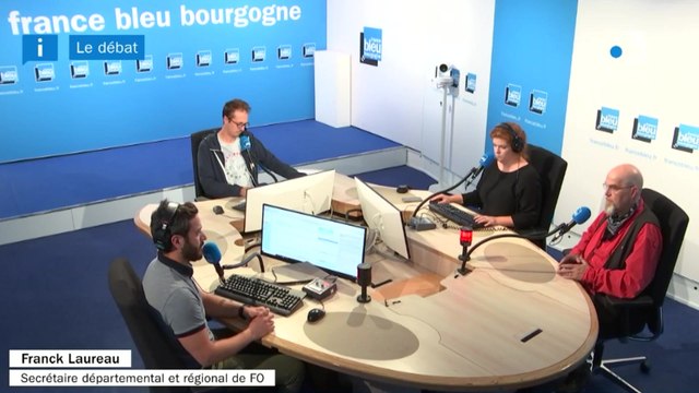 Grève du 18 octobre : Franck Laureau de Force Ouvrière et David Butet du Medef