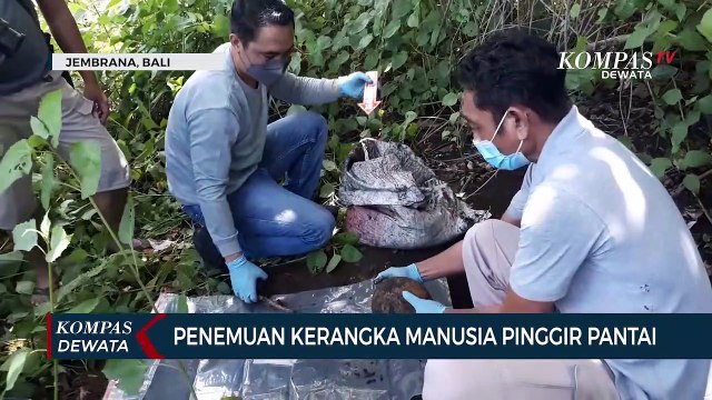 Penemuan Kerangka Manusia Pinggir Pantai