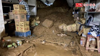 基隆暖暖街281巷災情擴大 土石衝進7間民宅