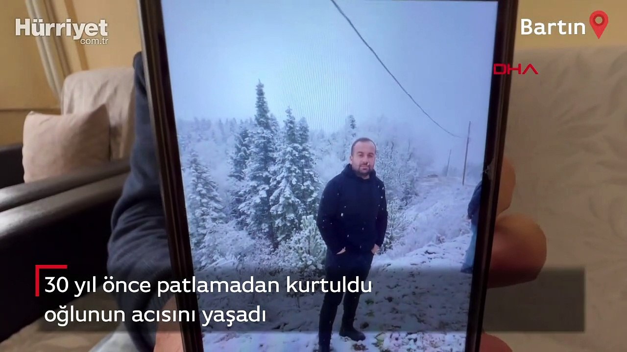 Bartın'da 30 yıl önce patlamadan kurtuldu, oğlunun acısını yaşadı