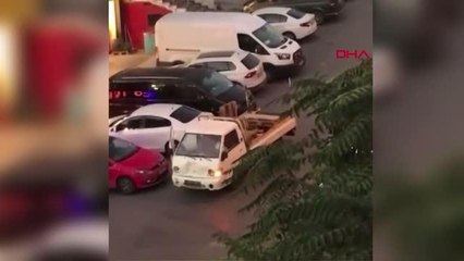 Son dakika haber... BEYLİKDÜZÜ'NDE PALET HIRSIZLARI KAMERADA