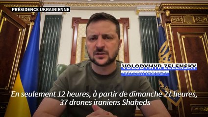 L'Ukraine a besoin de "systèmes de défense aérienne nettement plus modernes" affirme Zelensky