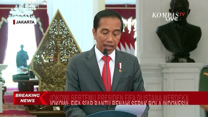 Download Video: Presiden Jokowi: FIFA Siap Bantu Benahi Sepak Bola Indonesia