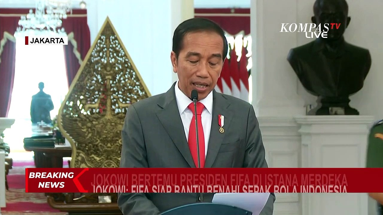 Presiden Jokowi: FIFA Siap Bantu Benahi Sepak Bola Indonesia