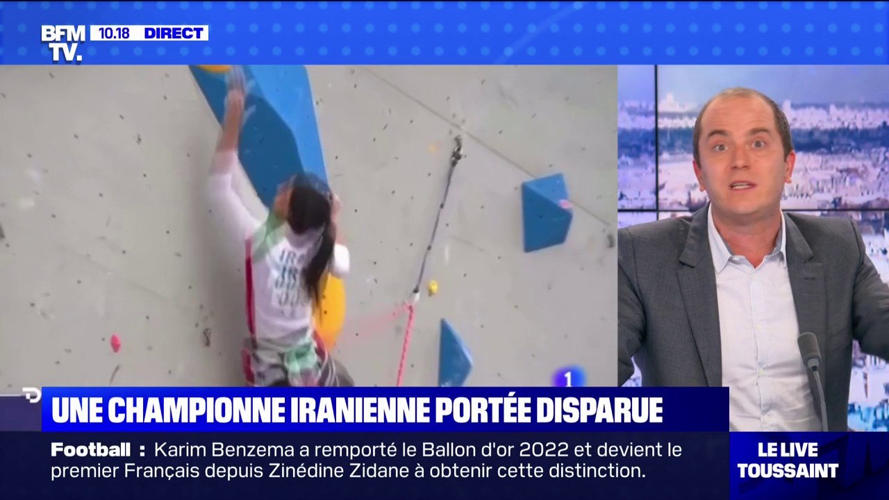 Une sportive iranienne disparaît après s'être présentée sans voile à une compétition d’escalade
