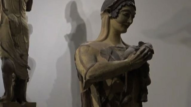 Il restauro della Latona di Veio a Villa Giulia entra nel vivo